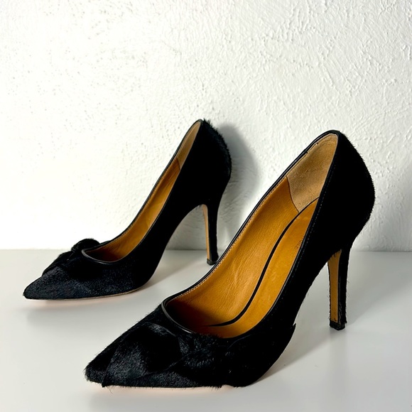 Isabel Marant Black Calf Hair Pump 37 - Picture 5 of 9